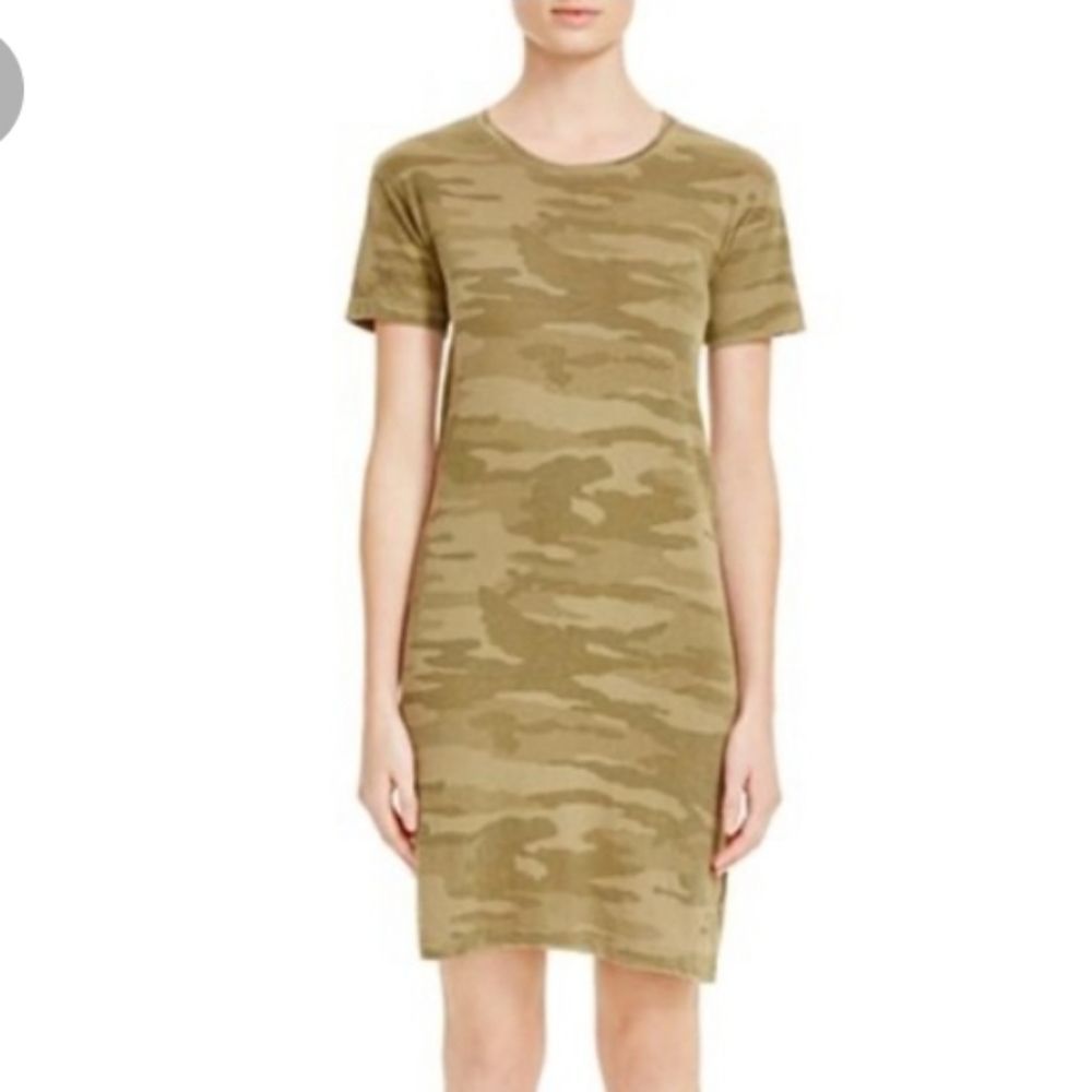 Current/Elliott Camo shirt dress